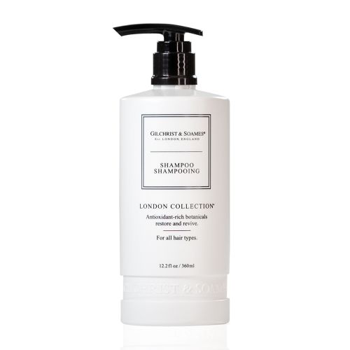 Shampoing London Gilchrist & Soames, mini support inviolable, 12,2 oz/360 ml